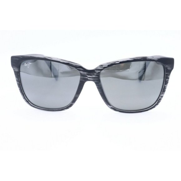 Maui Jim Jacaranda MJ 763-11MS Square Gray Sunglasses Polarized Gray Lenses 56mm - Picture 2 of 6